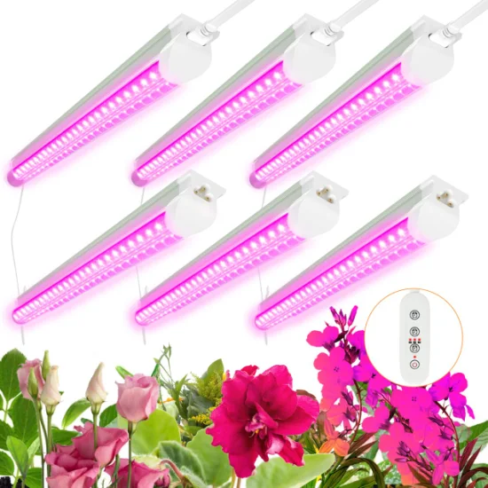 Lampada per la crescita delle piante Jesled T8 LED, lampada per coltivazione a spettro completo collegabile per serre
