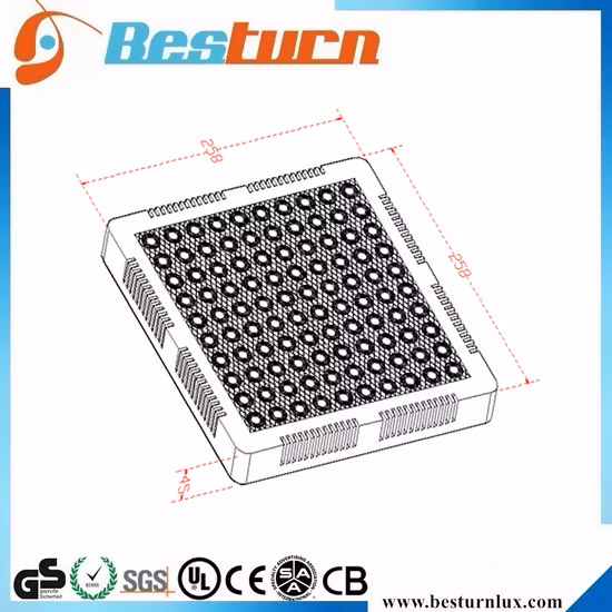 Lp Series 10 Sistema di agricoltura verticale idroponica a spettro completo Barra di fioritura a spettro completo LED Coltiva la luce per piante medicinali infestanti da interno